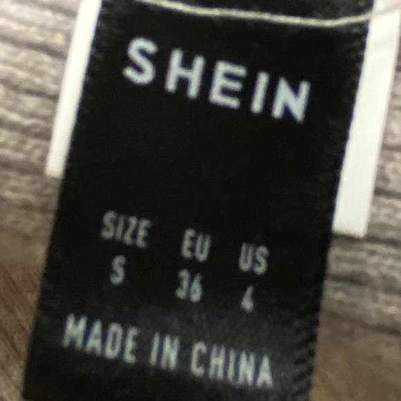 SHEIN Grey Hooded Cardigan with Pockets - Picture 3 of 4